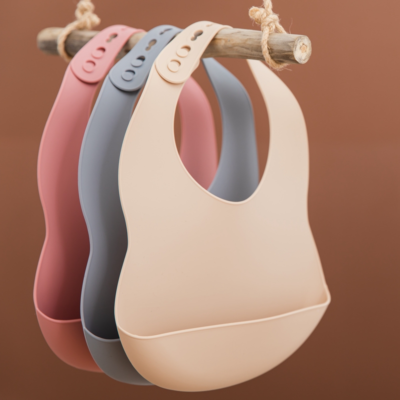 Baby Food Grade - Bavoir en Silicone pour bébé de
