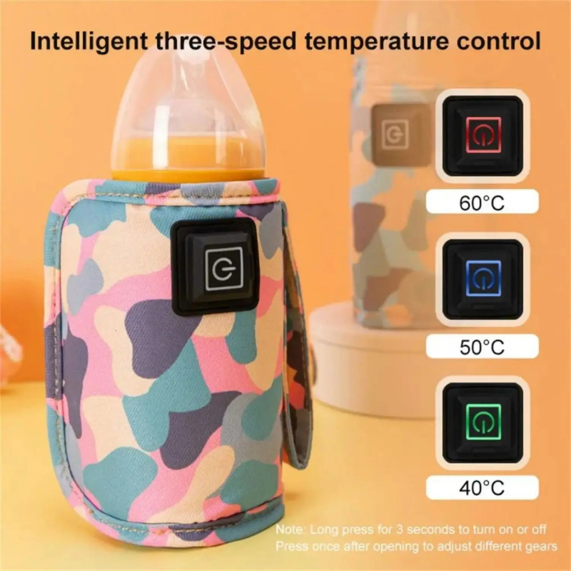 Baby Food Warmer - Chauffe-biberon USB portable pour poussette, sac