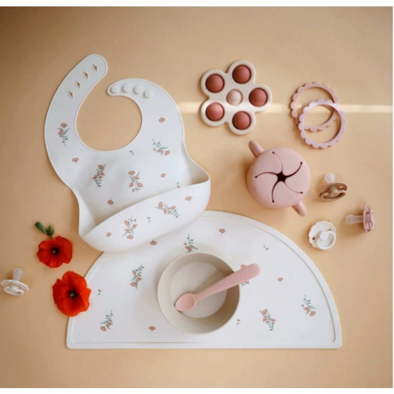 Baby Food Grade - Costume bavoir d'alimentation mignon, bavoir alimentaire,