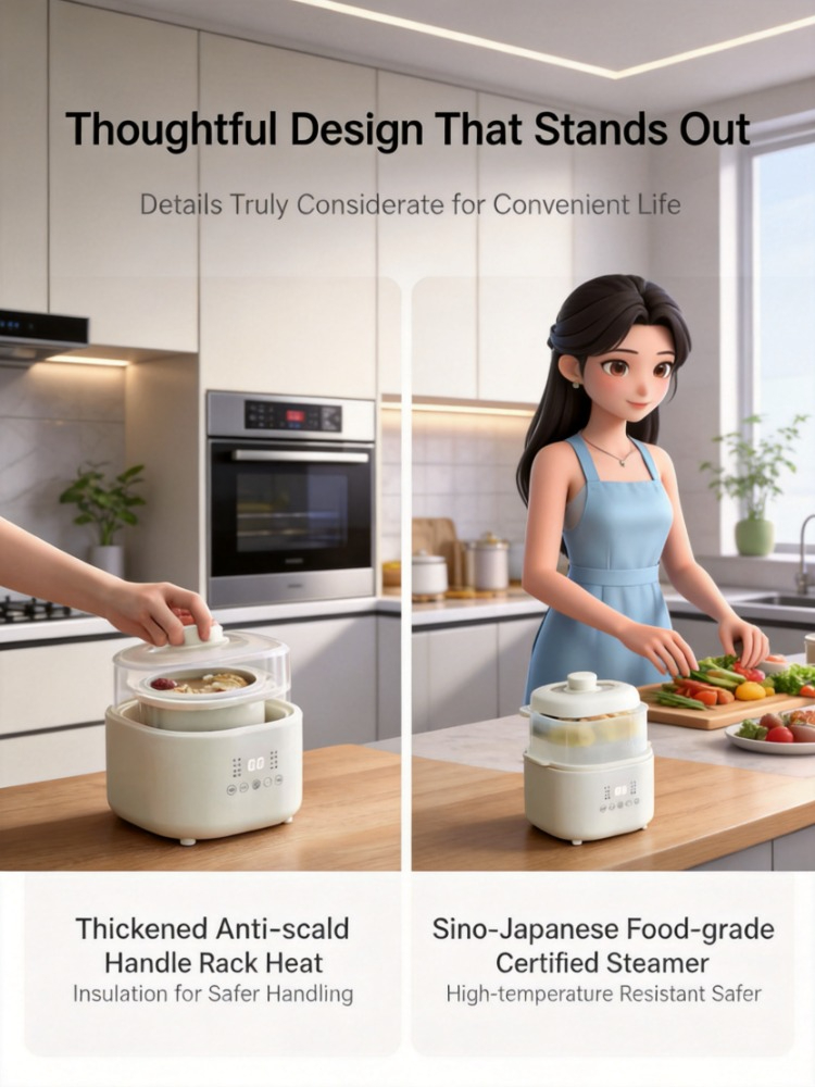 Baby Food Stew - Petite cuisinière électrique 220V, pot pour