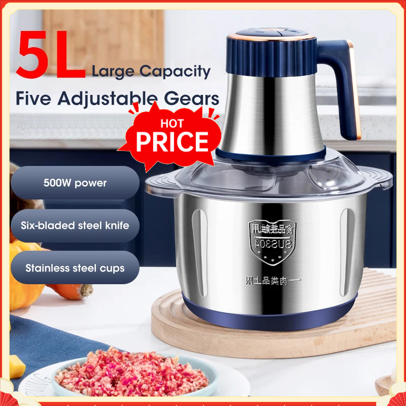 Baby Food Grinder - Hachoir à viande électrique 5L en