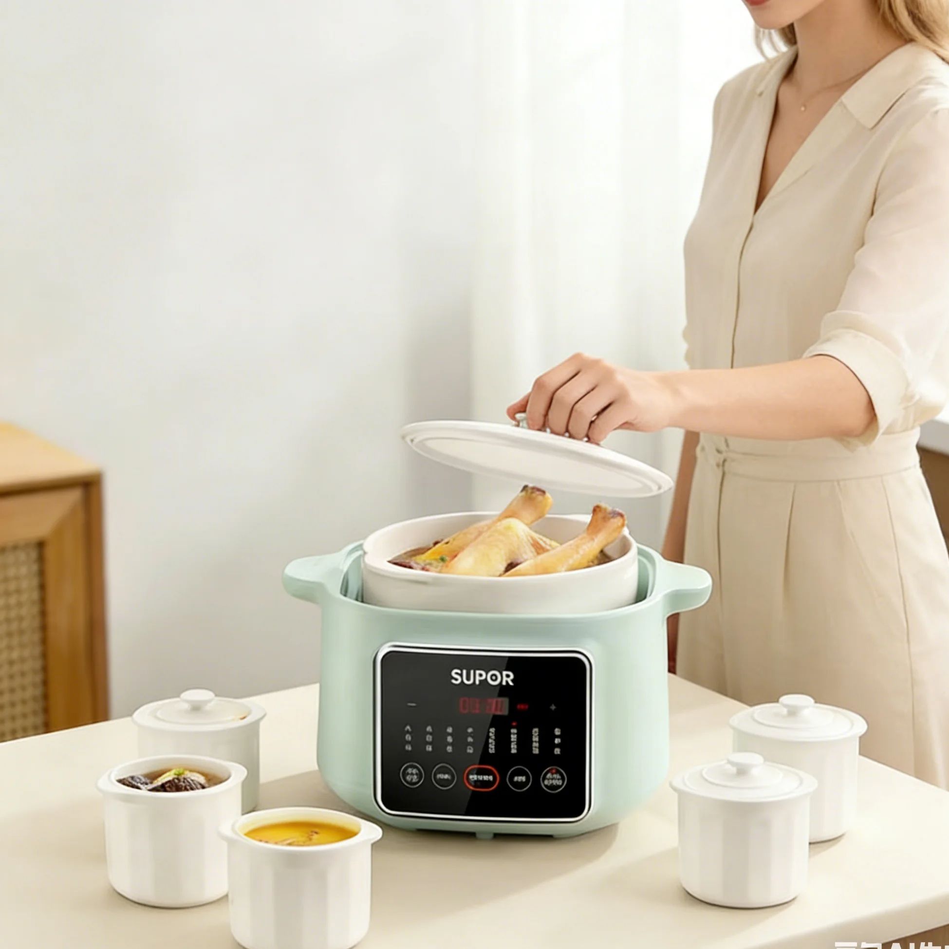 Baby Food Stew - SUPOR – mijoteuse multifonctionnelle en céramique,