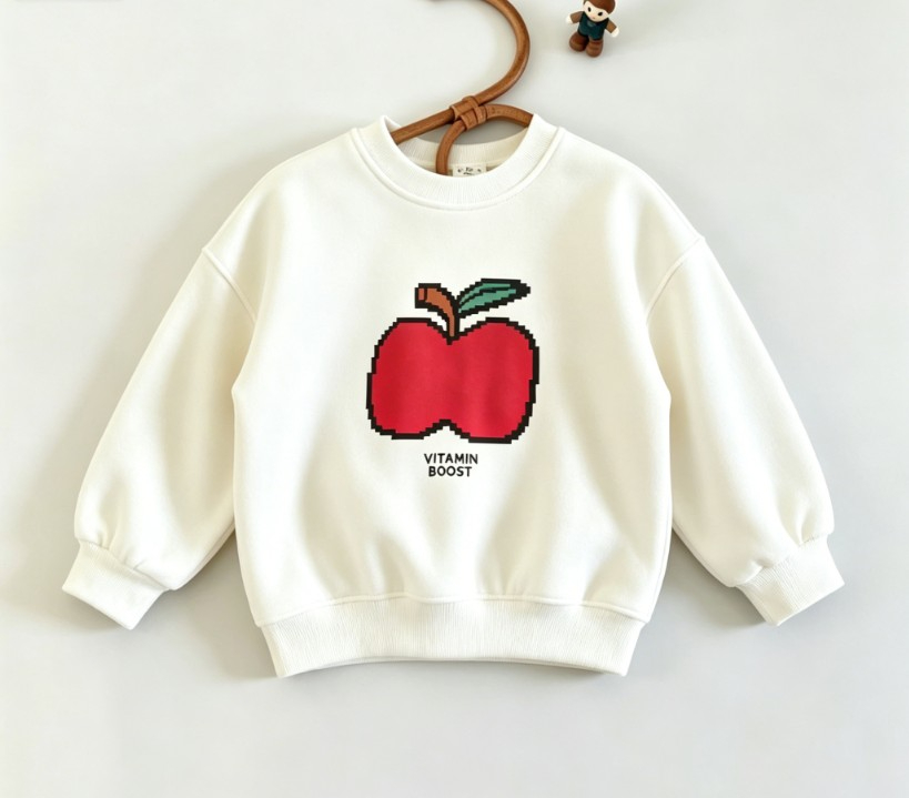 Baby Food Intake - Sweat-shirt décontracté pour tout-petits, imprimés mignons