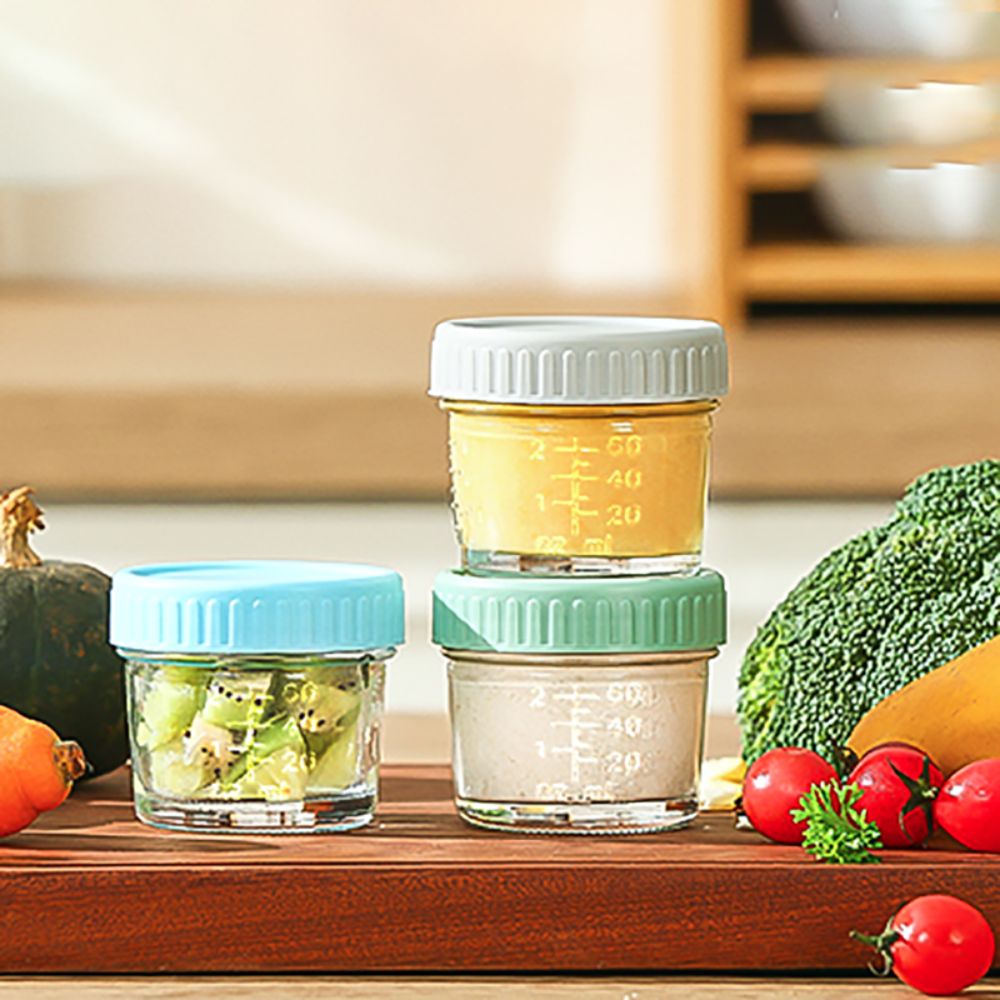 Baby Food Jars With Lids - Pot Mason en verre pour aliments