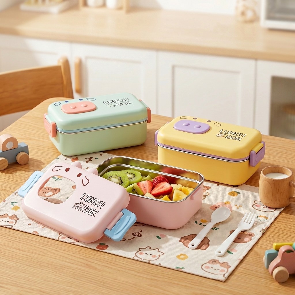 Baby Food Organizer - Boîte à bento en acier inoxydable
