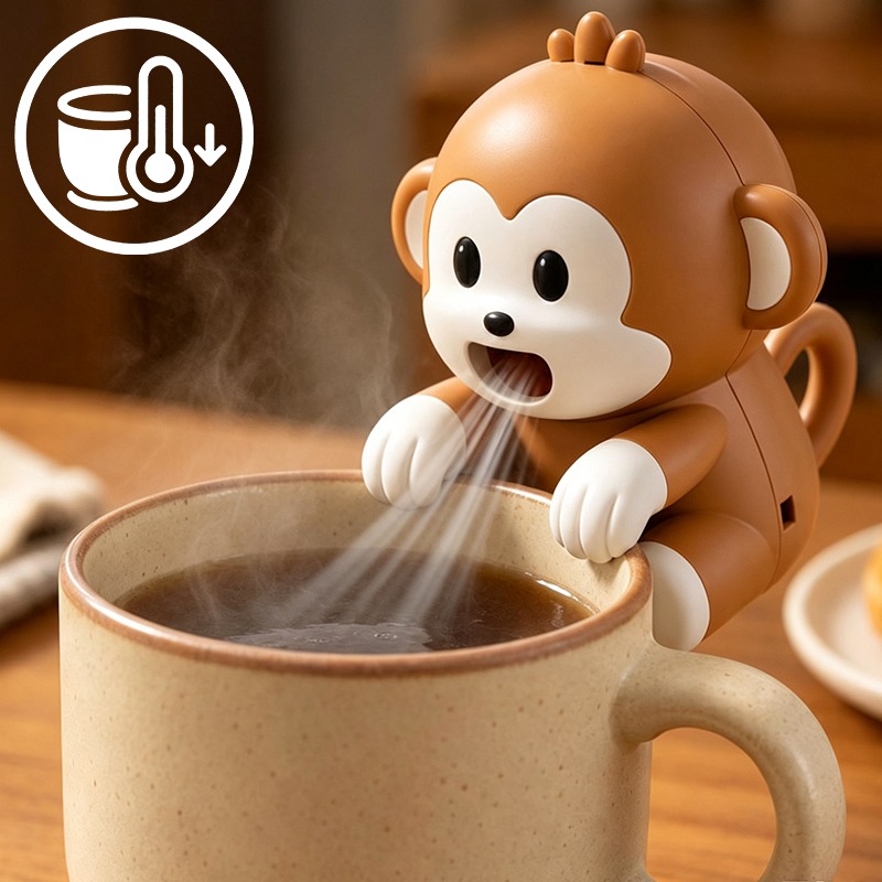 Baby Food Stew - Ventilateur portable en forme de singe