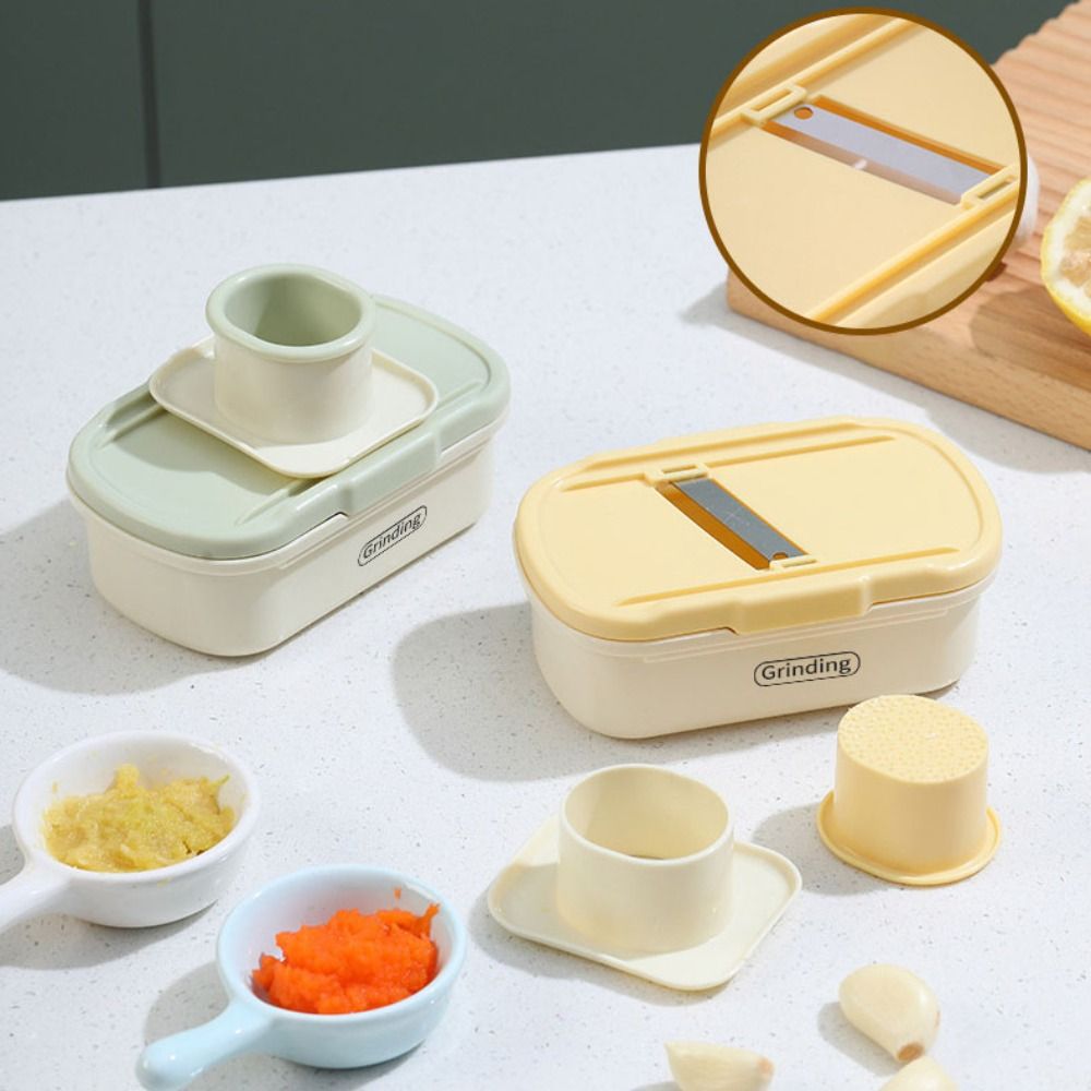 Baby Food Grinder - Hachoir à ail manuel 2-en-1 en
