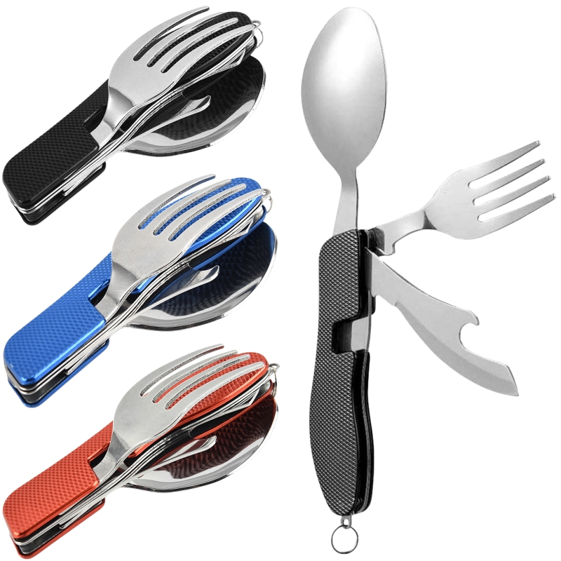 Weaning Spoon Set - Ensemble d'ustensiles de Camping pliables 4