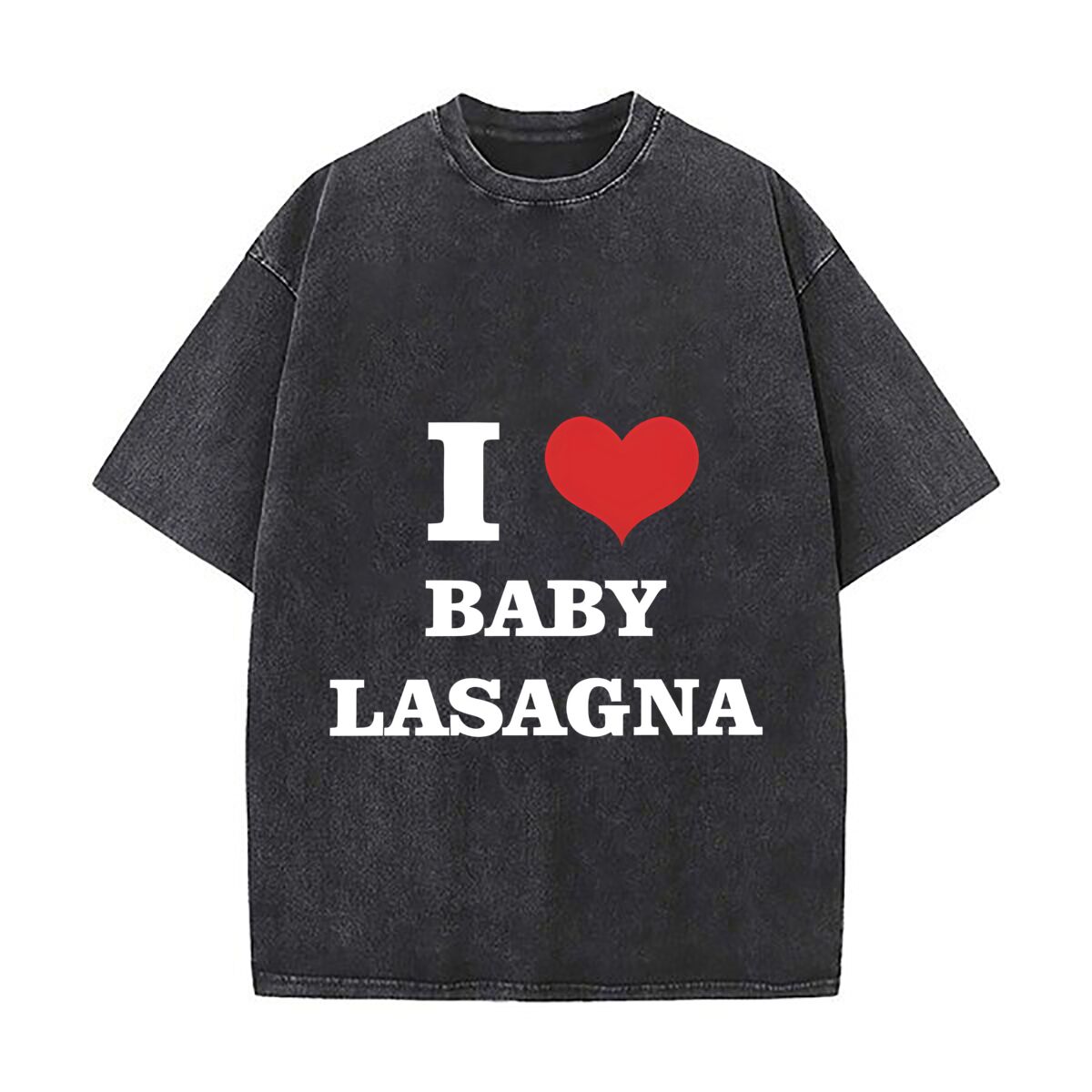 Baby Food Lasagna - T-shirt décontracté à col rond avec
