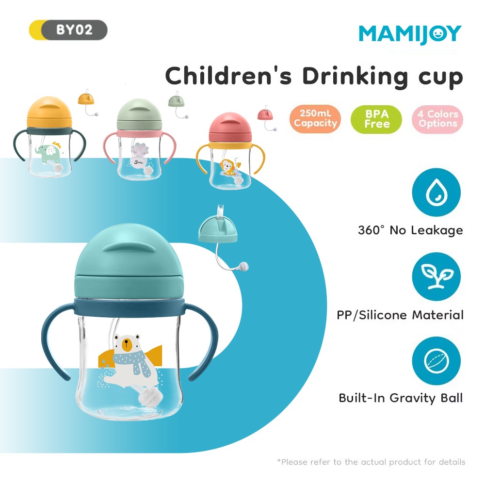 Baby Food Jars With Lids - MAMIJOY Tasse d'apprentissage pour bébé 250ML,