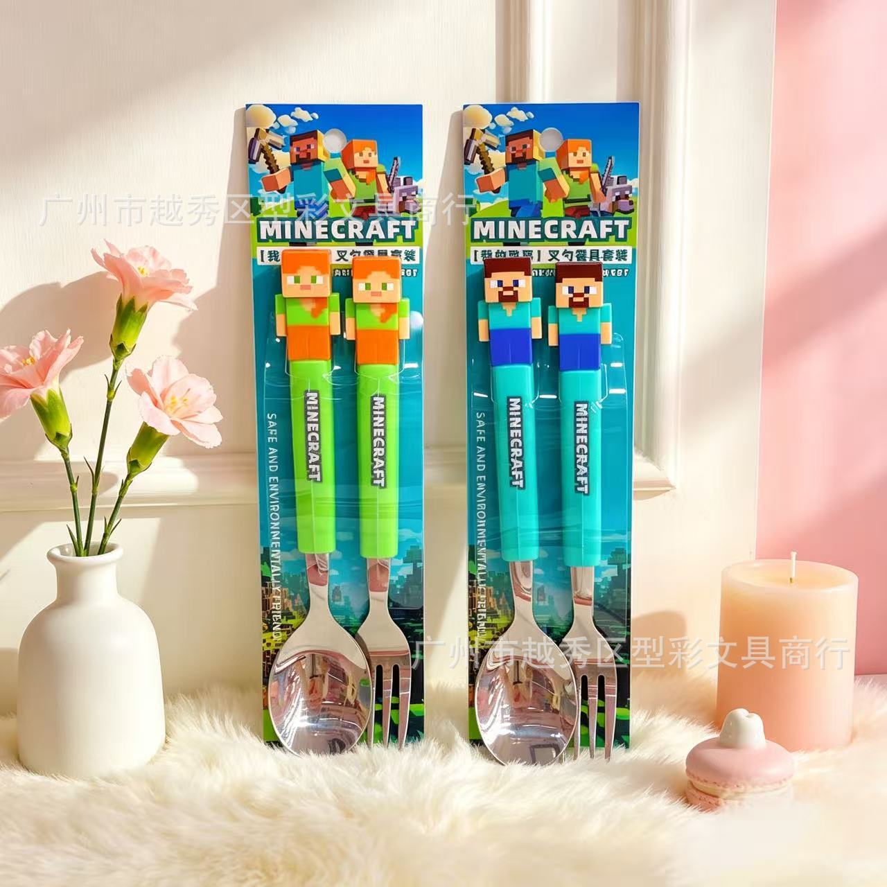 Weaning Spoon Set - Ensemble de couverts amusants pour enfants,