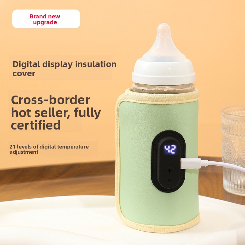 Baby Food Warmer - Chauffe-biberon Portable à affichage numérique, USB,