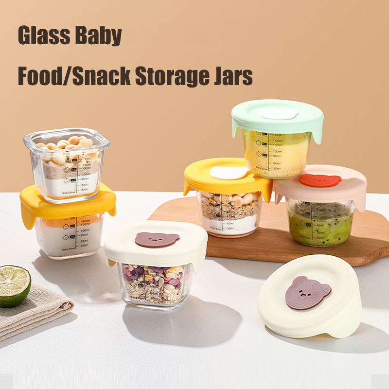 Baby Food Jars With Lids - Bocaux de Conservation des citrouille en