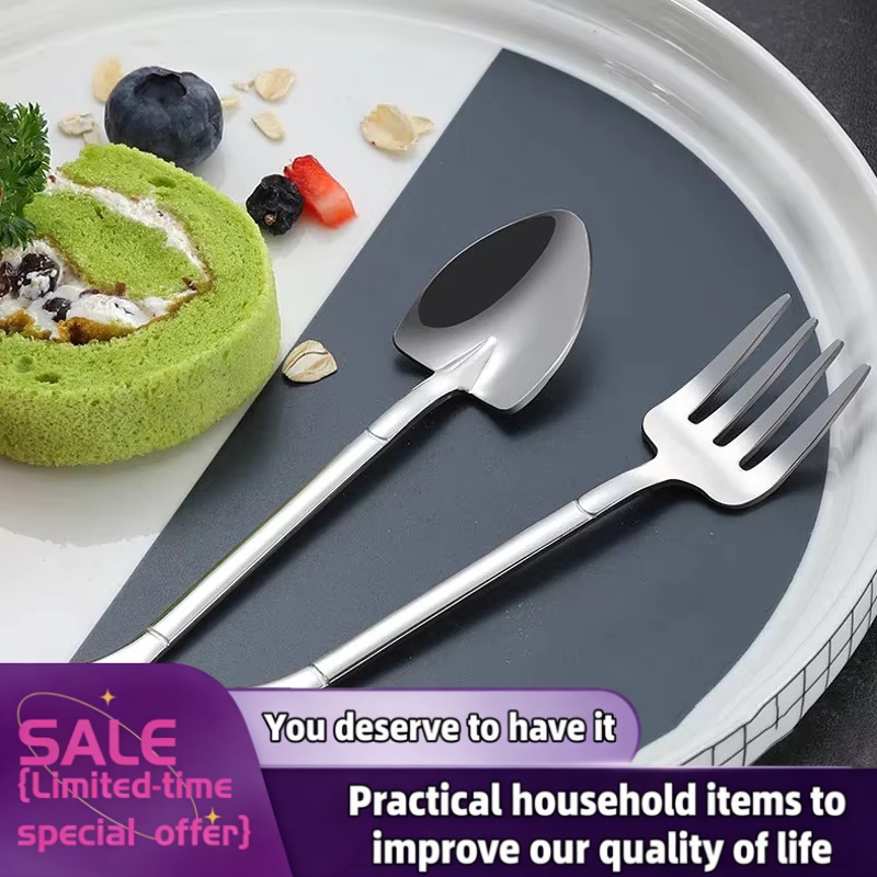 Weaning Spoon Set - Cuillères à pelle épaisse en acier