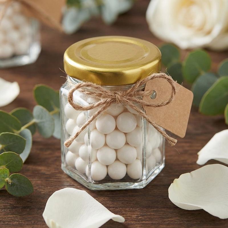 Baby Food Jars With Lids - Mini pots hexagonaux en vrac avec