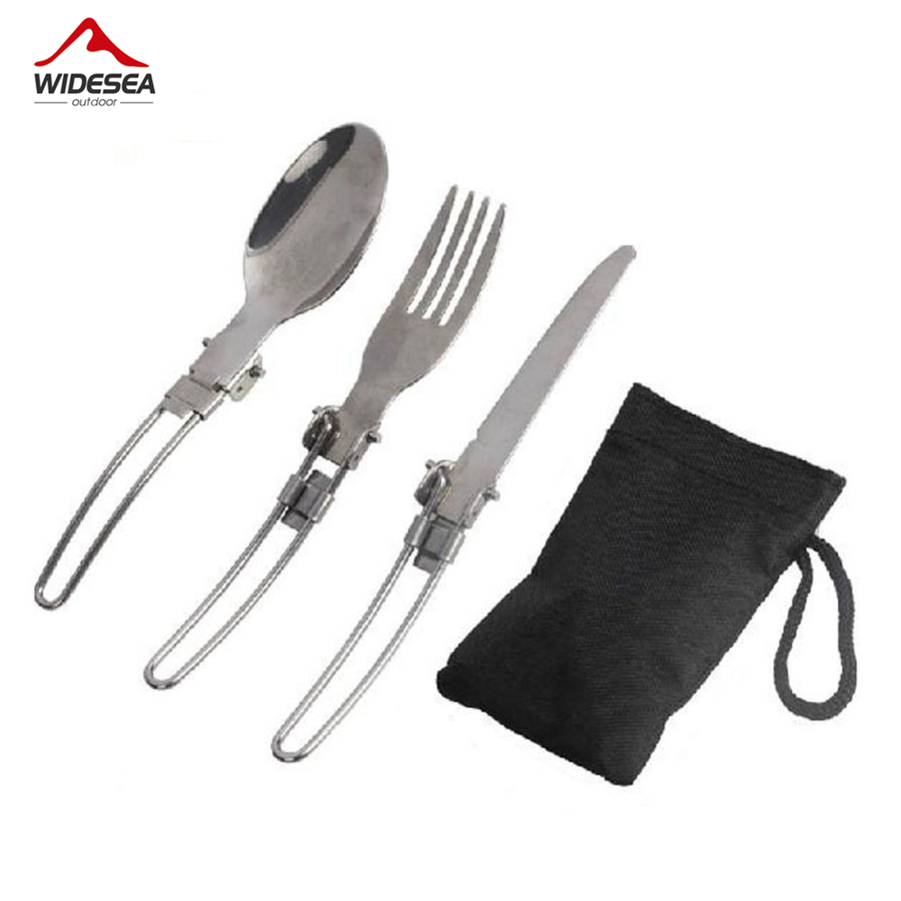 Weaning Spoon Set - 3 pièces 1 ensemble Portable Camping