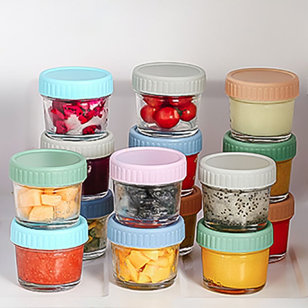 Lot de 6 pots en verre réutili - Baby Food Jars With Lids avis et prix