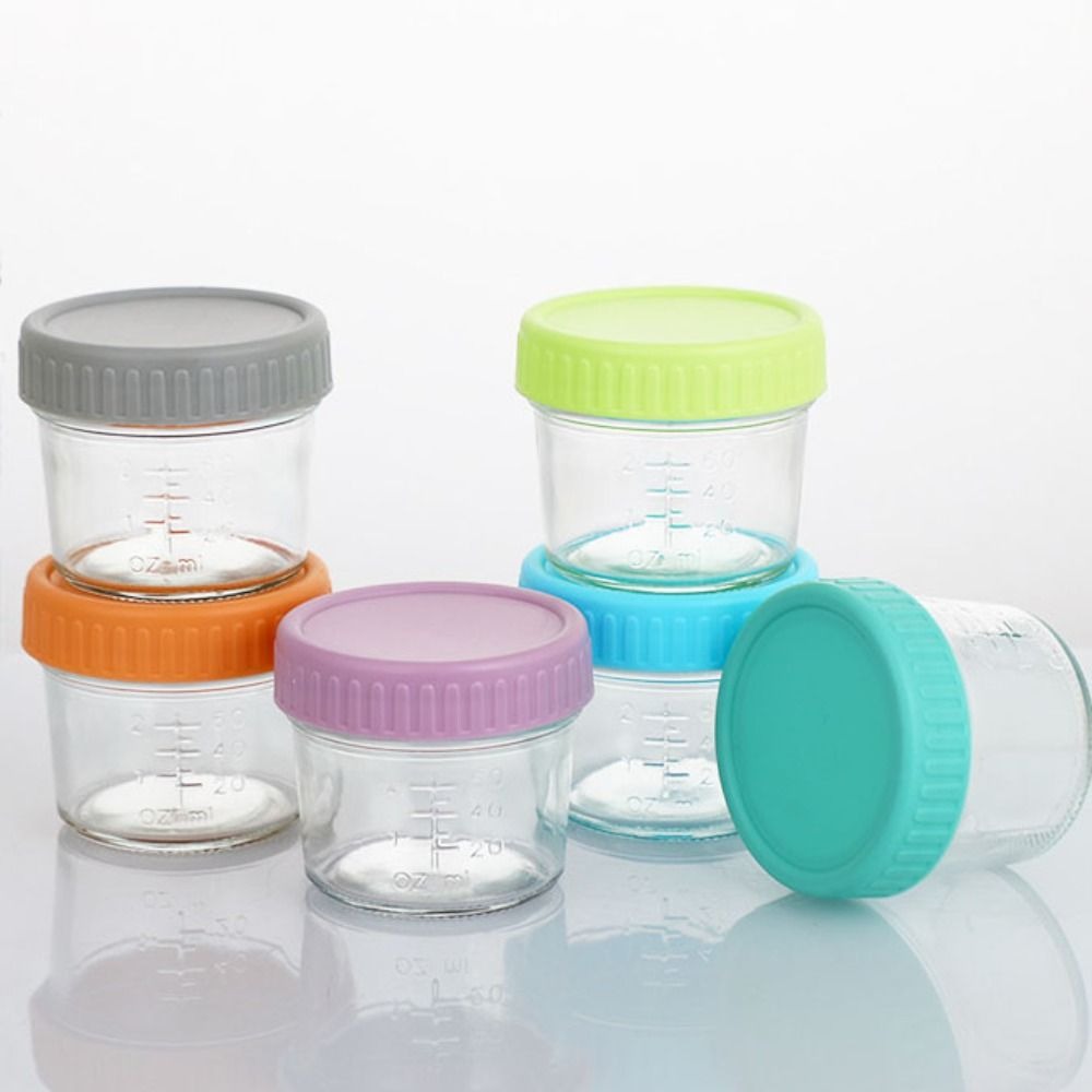 Lot de 6 pots en verre réutili - Baby Food Jars With Lids avis et prix
