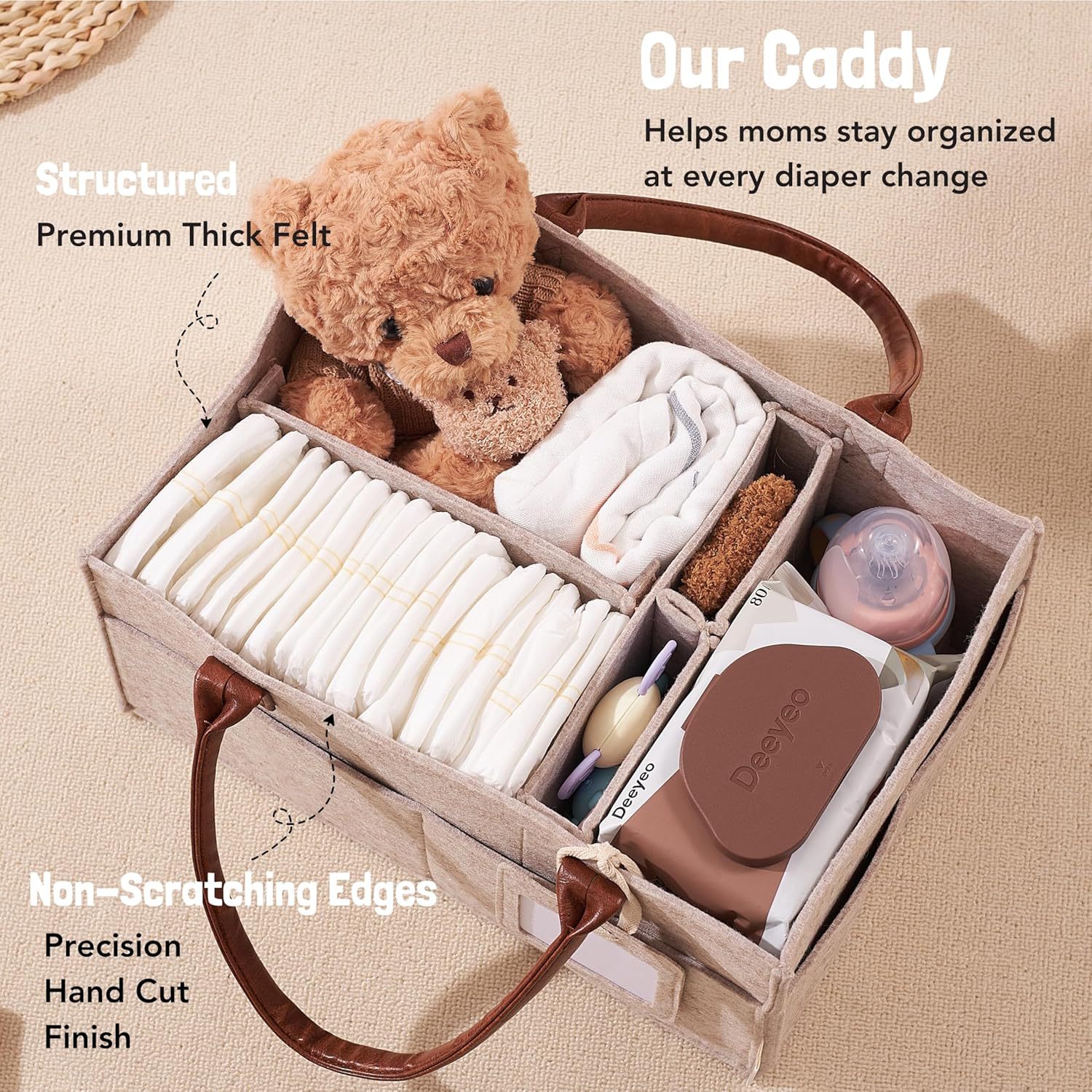 Panier de rangement en feutre  - Baby Food Organizer avis et prix