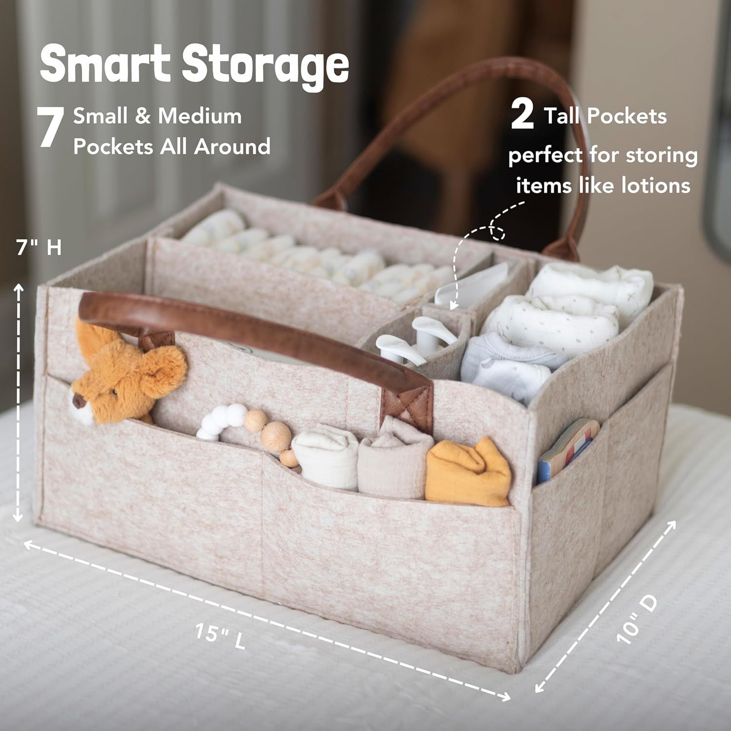 Panier de rangement en feutre  - Baby Food Organizer avis et prix
