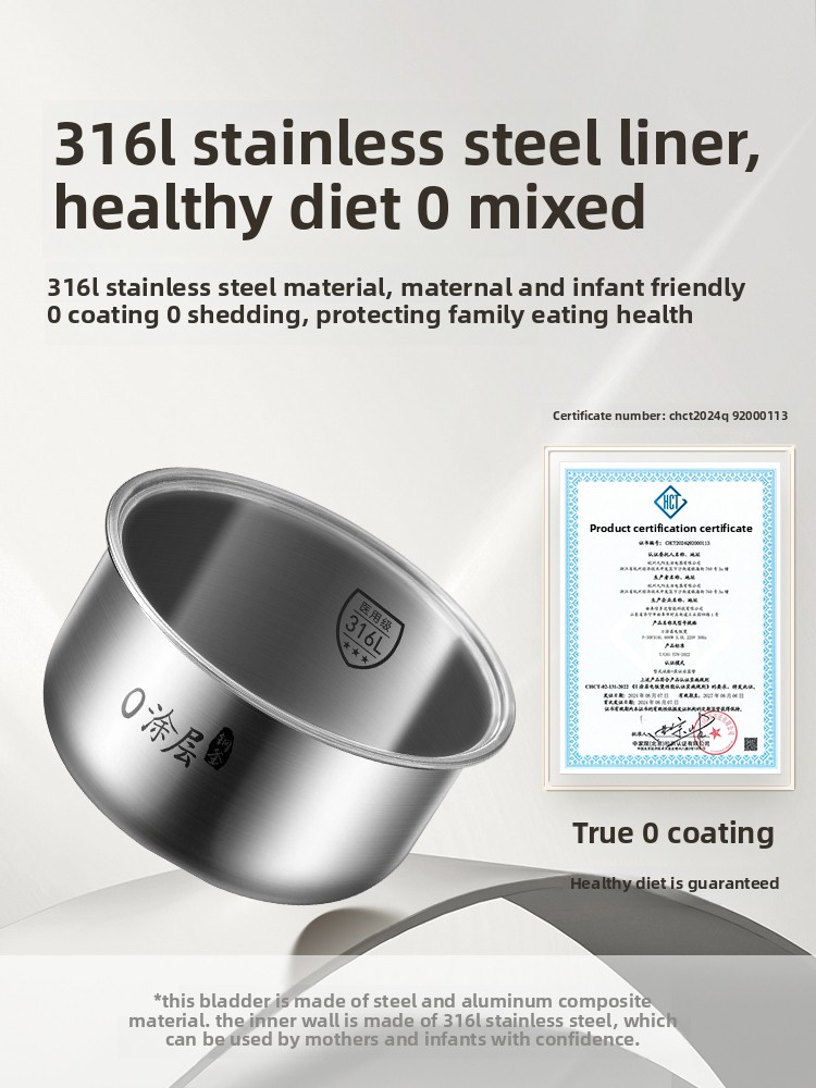 Cuiseur à riz sans revêtement, - Baby Food Stew avis et prix