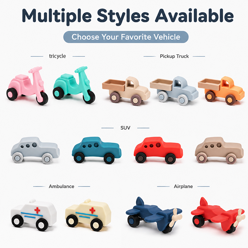 Voitures jouets en silicone de - Baby Food For 6 Months avis et prix