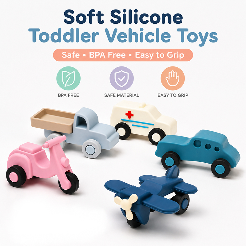 Voitures jouets en silicone de - Baby Food For 6 Months avis et prix