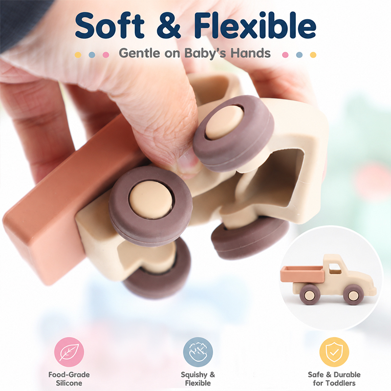 Voitures jouets en silicone de - Baby Food For 6 Months avis et prix