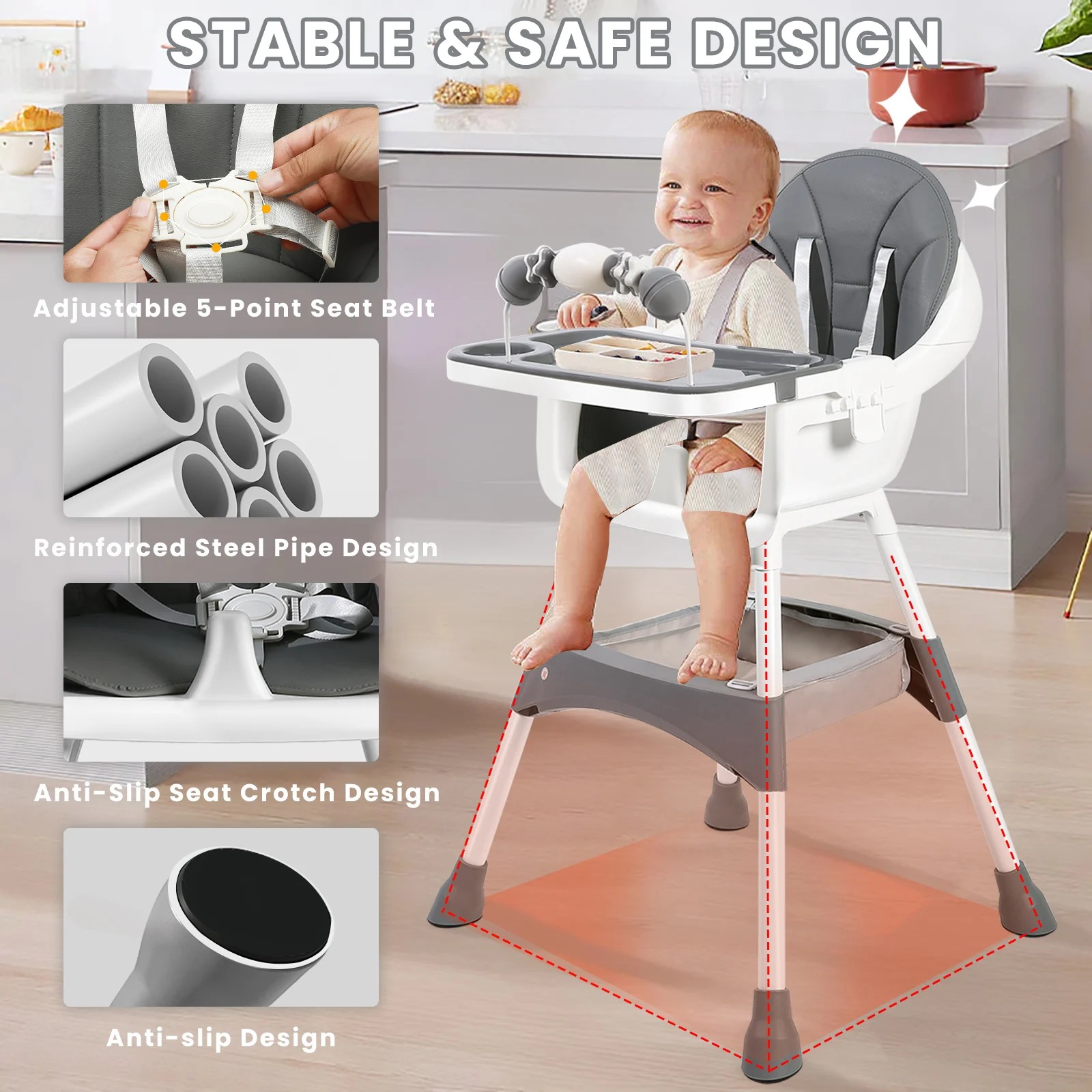 Chaise haute réglable pour béb - Baby Food Chair avis et prix