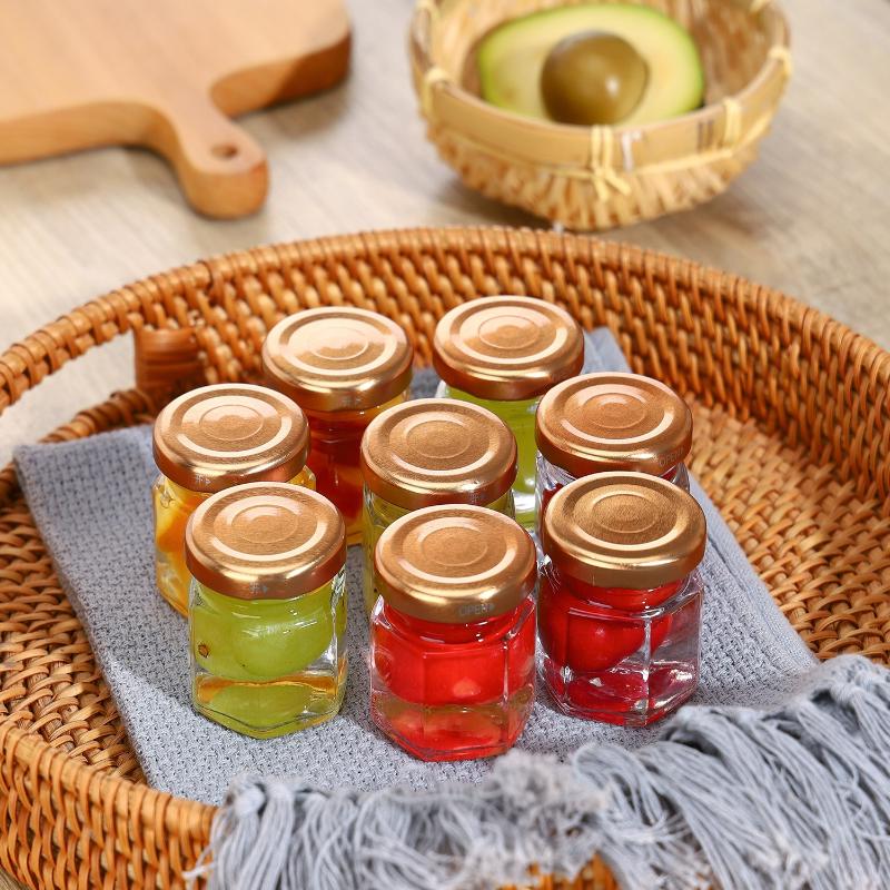 Mini pots hexagonaux en vrac a - Baby Food Jars With Lids avis et prix