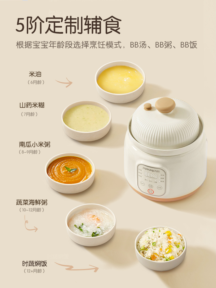 Jiuyang micro-pression BB pot  - Baby Food Stew avis et prix