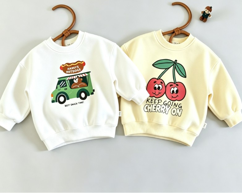 Sweat-shirt à col rond pour en - Baby Food Intake avis et prix